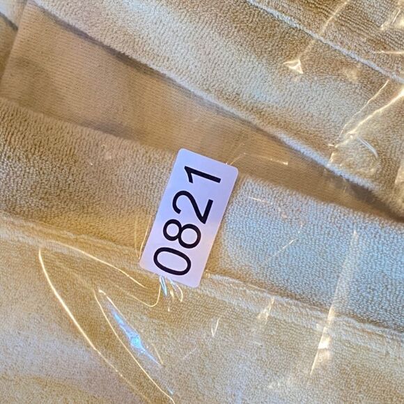 0821 Ellen Tracey French Terry V Neck Hoodie Chartreuse 100% Cotton Size M New - Picture 9 of 10